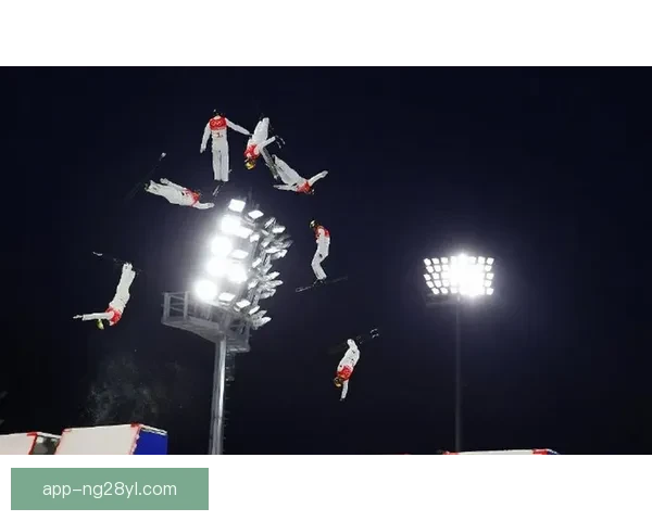 冬奥赛场上中国空中技巧混团夺铜